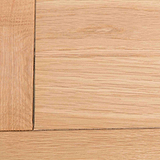 Farrow Grey Low Bookcase - View of corner of Oak top