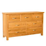 Newlyn Oak 3 over 4 Drawer Chest of Drawers