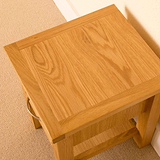 Top view - Newlyn Oak Lamp Table