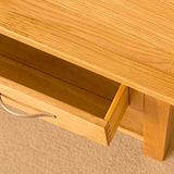 Closeup of drawer - Newlyn Oak Coffee Table