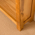 Leg - Newlyn Oak Narrow Bookcase