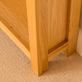 Leg - Newlyn Oak Large Bookcase