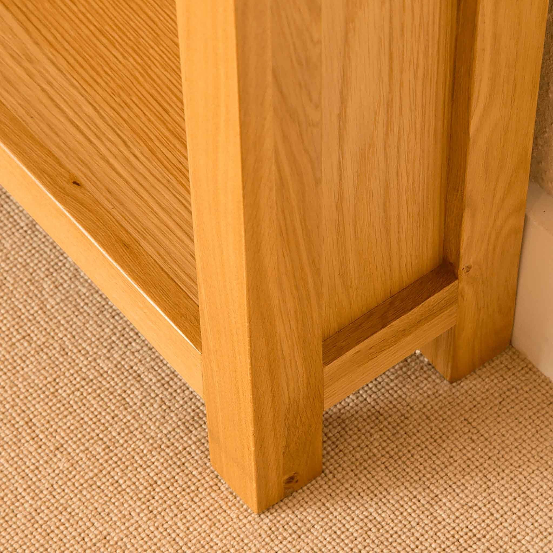 Leg - Newlyn Oak Large Bookcase