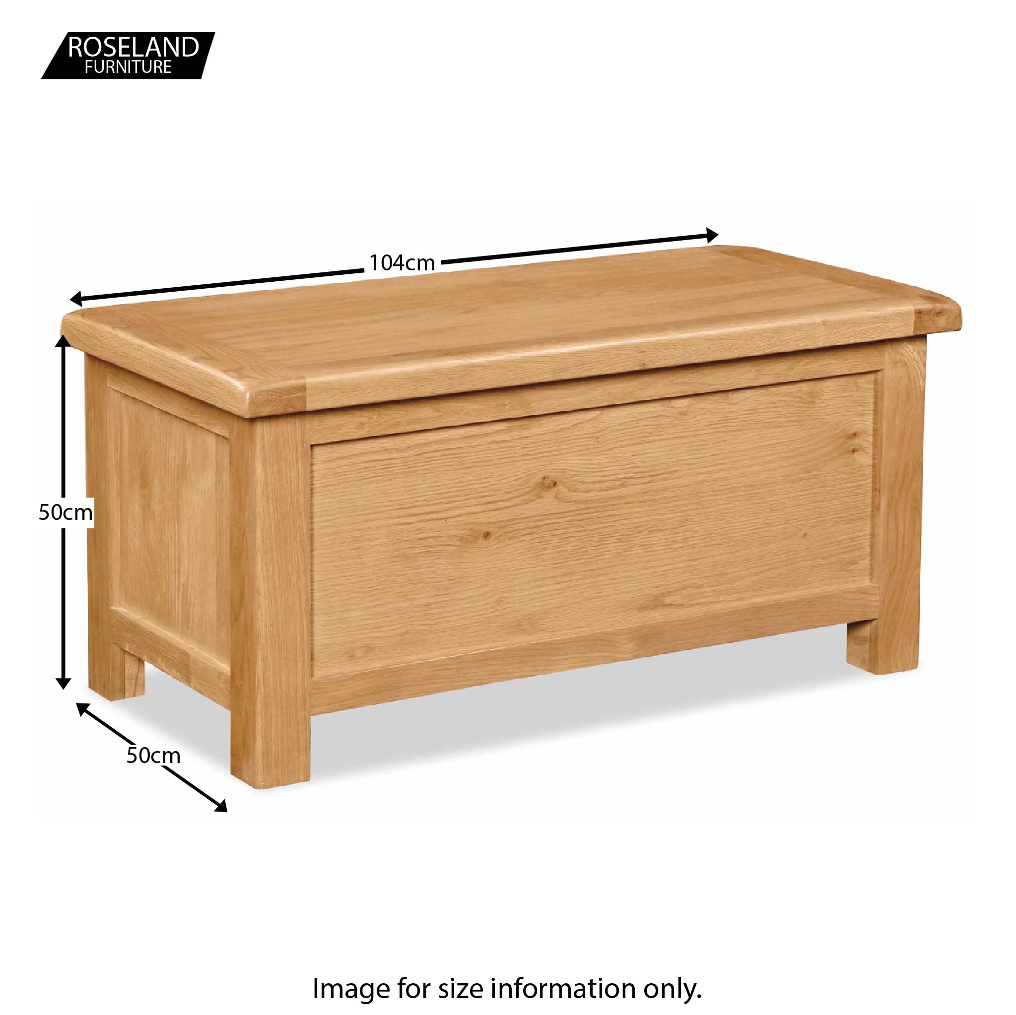 Zelah Oak Blanket Box, Trunk, Chest | Roseland