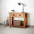Zelah Oak Console Table