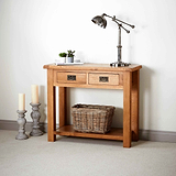 Zelah Oak Console Table