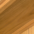 ceiling view of the Surrey Oak Large Bookcase by Roseland Furniture
