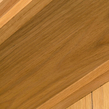 ceiling view of the Surrey Oak Large Bookcase by Roseland Furniture