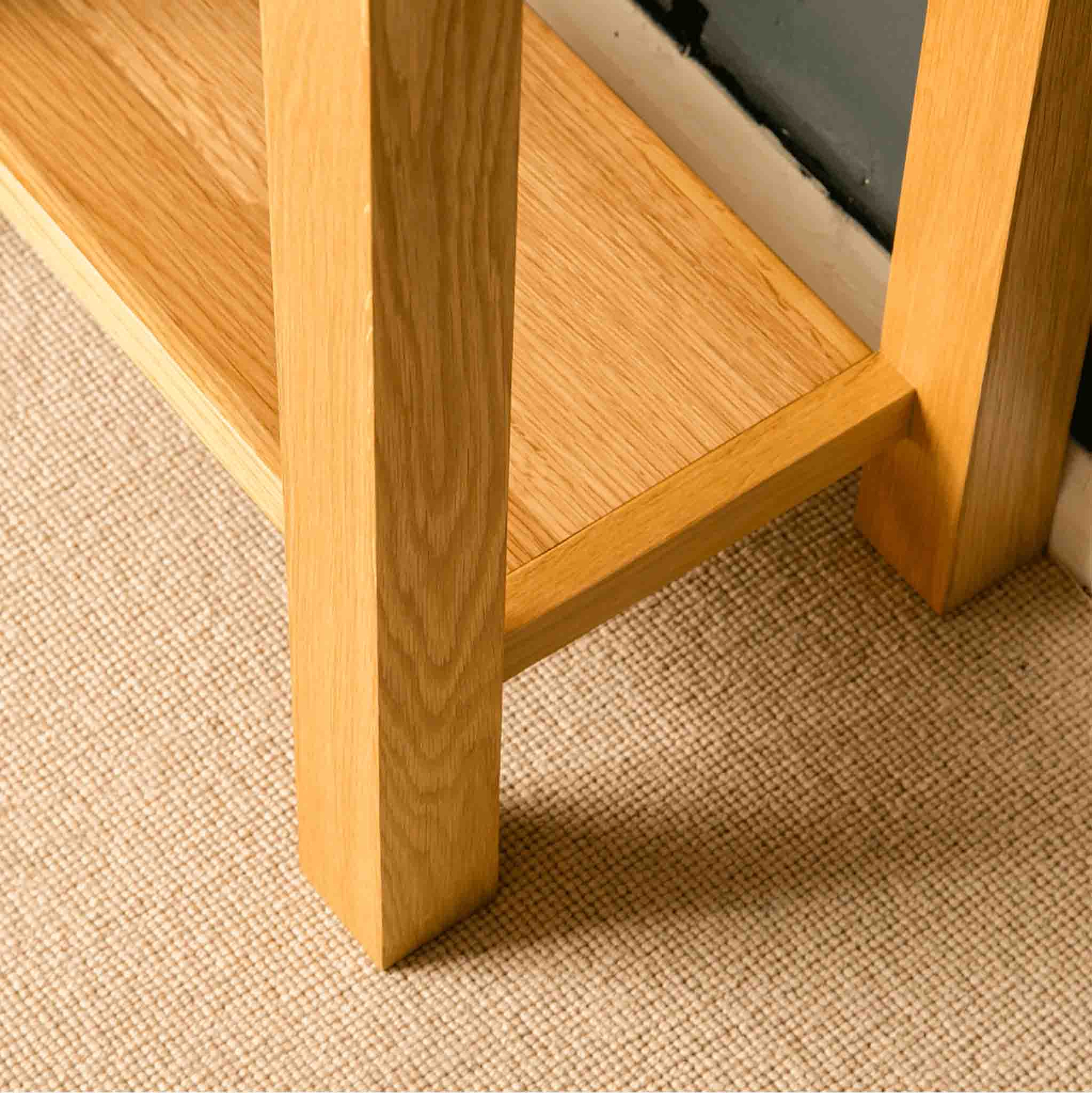 Shelf on a London Oak Telephone Table by Roseland Furniture