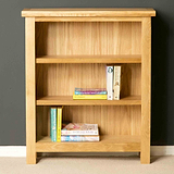 London Oak Small Bookcase - Lifestyle