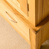 Drawers on a London Oak Double Wardrobe. 
