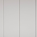 Close up of the back panels on the Farrow Grey Narrow Bookcase