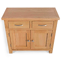 London Oak Mini Sideboard - Top view