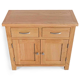 London Oak Mini Sideboard - Top view