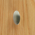 Alba Oak Large 120cm TV Stand - Close up of door handle