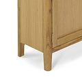 Alba Oak Large Sideboard - Close up of feet on sideboard