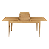 Alba Oak 150-200cm Extending Table - With extension section opening