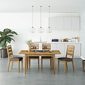 Alba Oak Ladder Back Dining Chair lifestyle view