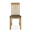 Alba Oak Slatted Dining Chair - Front view