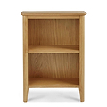 Alba Oak Small Bookcase - Front view