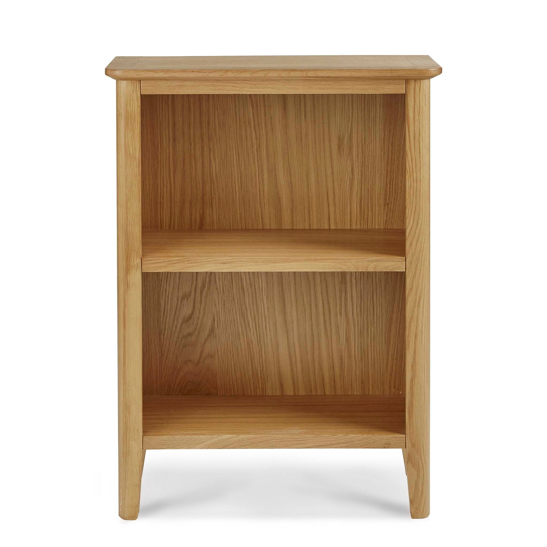 Alba Oak Small Bookcase - Front view