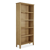 Alba Oak Large Bookcase by Roseland Furniture