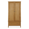 Alba Oak Bedroom Furniture - Front view