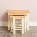 Farrow Cream Nest of 3 Tables - Lifestyle