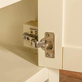 Farrow Cream 2 cupboard 2 drawer mini sideboard unit cupboard hinge