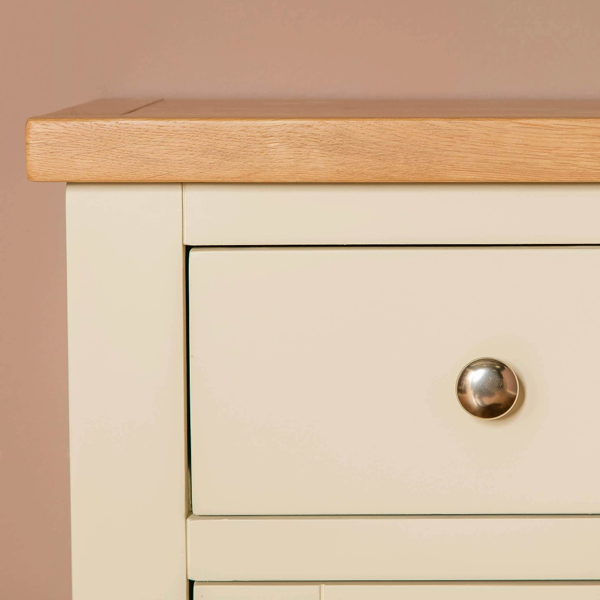 Farrow Cream 2 cupboard 2 drawer mini sideboard unit cupboard drawer knob