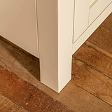 Farrow Cream 2 cupboard 2 drawer mini sideboard unit cupboard leg