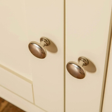 Farrow Cream 2 cupboard 2 drawer mini sideboard unit cupboard knob