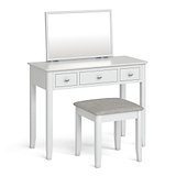 Chester White Dressing Table Set  by Roseland Furniture