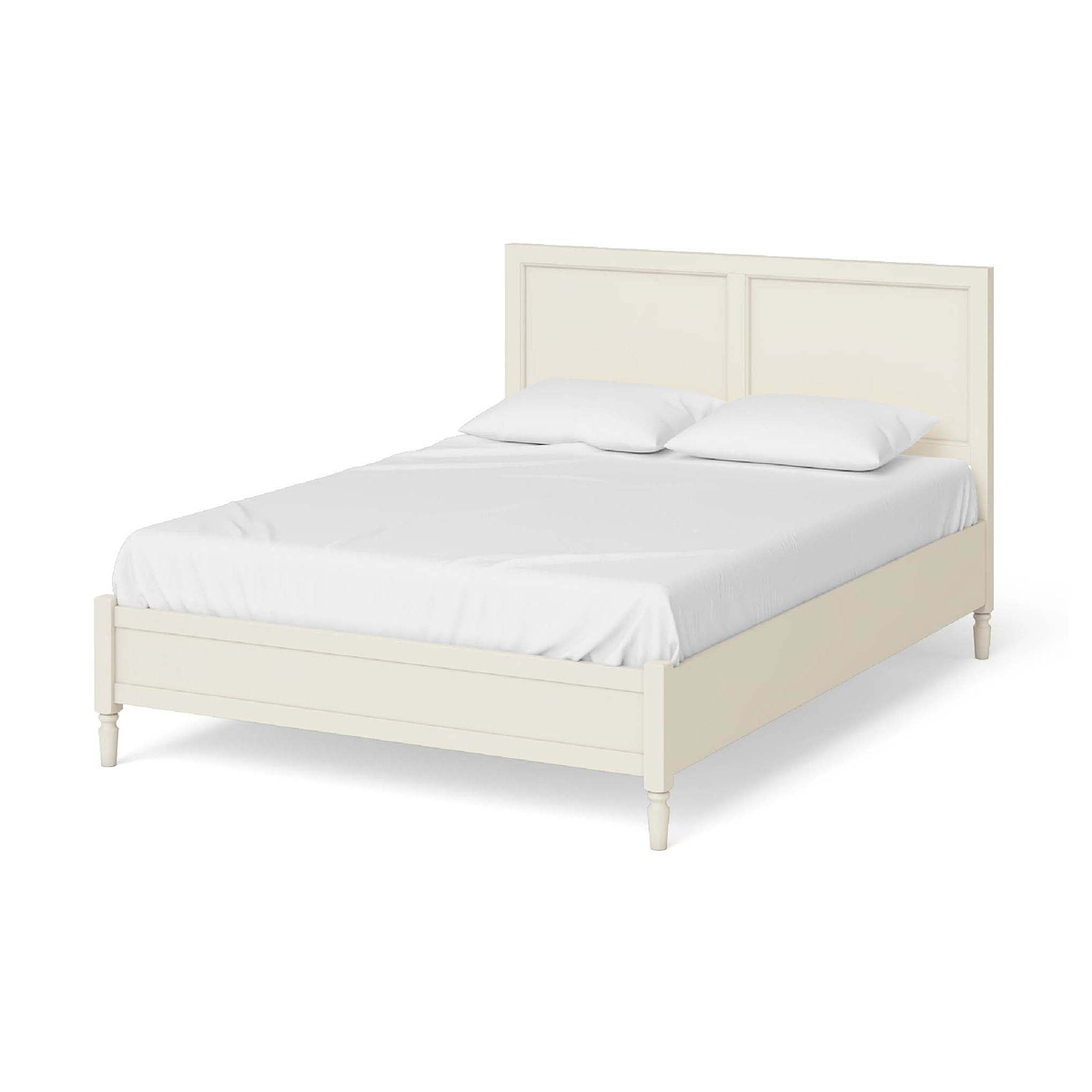 The Muslanne Cream 5' King Size Bed Frame  
