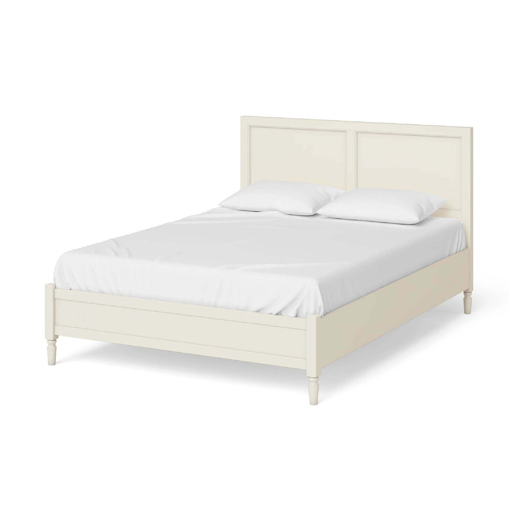 The Muslanne Cream 5' King Size Bed Frame  