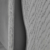 Soho Small 90 cm TV Stand - Close up of cupboard edge