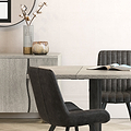 Soho Large Industrial Grey Dining Table with Table extension