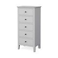 Elgin Grey Slim Tallboy Storage Cabinet