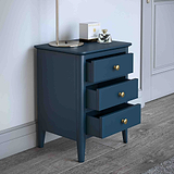 Stirling Blue Bedside Table close up