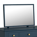 close up of makeup mirror o the Stirling Blue Dressing Table Set 