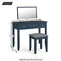 Stirling Blue Dressing Table Set size guide