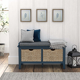 Stirling Blue Storage Bench lifestyle image