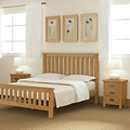 Lanner Oak Bedside Table - Lifestyle