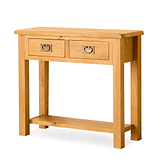 Lanner Oak Console Table by Roseland Furniture