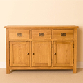 Lanner Oak Large Sideboard front view