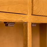 Lanner Oak Large Sideboard cupboard door catches