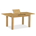 Lanner Oak Compact Extending Table mid section leaf view
