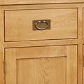 Zelah Oak Large Sideboard - Close Up of Drawer Front