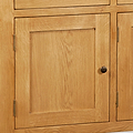 Zelah Oak Large Sideboard - Close Up of Cupboard Door