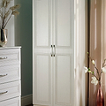 Killgarth White 2 Door Double Wardrobe close up